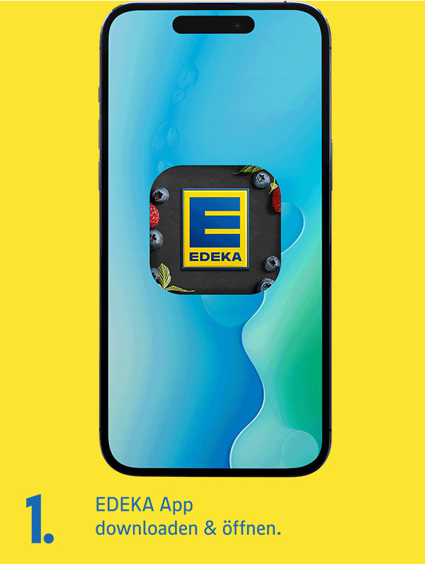 Animation Teilnahme über EDEKA App